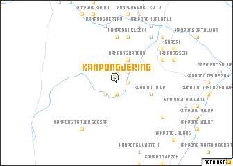 map of Kampong Jering