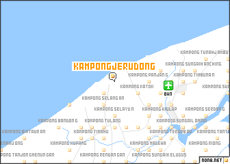 map of Kampong Jerudong