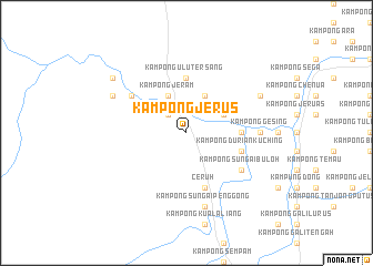 map of Kampong Jerus