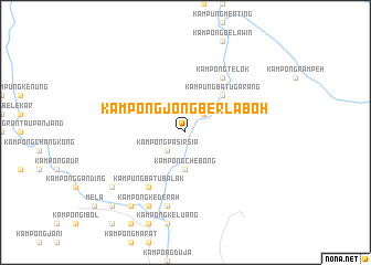 map of Kampong Jong Berlaboh