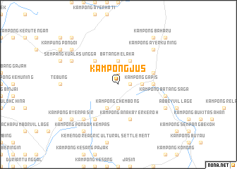 map of Kampong Jus