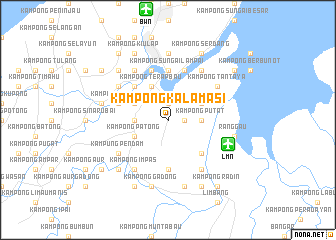 map of Kampong Kalamasi