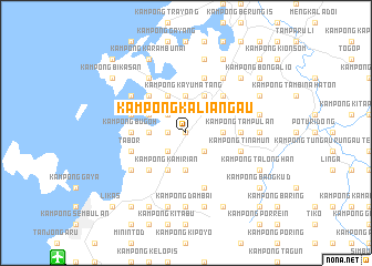 map of Kampong Kaliangau