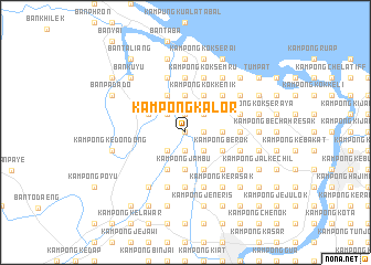 map of Kampong Kalor
