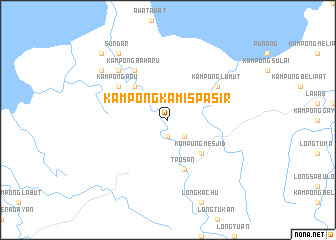 map of Kampong Kamis Pasir