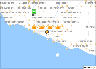 map of Kampong Kandang