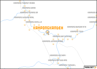 map of Kampong Kandeh