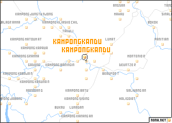 map of Kampong Kandu