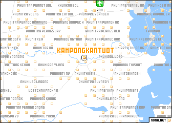 map of Kâmpóng Kântuŏt
