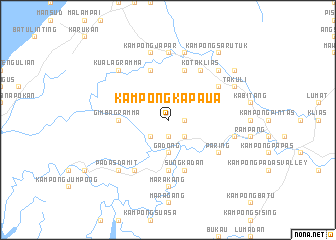 map of Kampong Kapaua