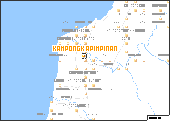 map of Kampong Kapimpinan