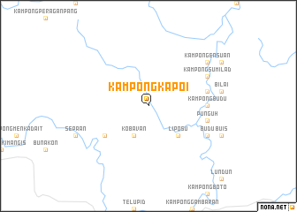 map of Kampong Kapoi