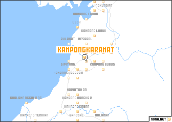 map of Kampong Karamat