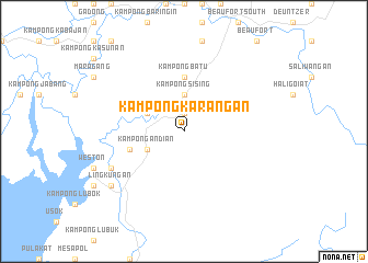 map of Kampong Karangan