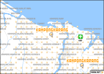 map of Kampong Karang