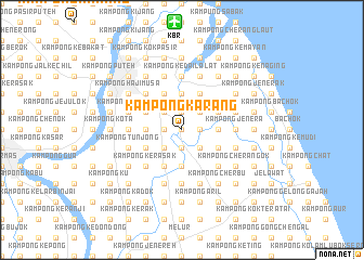 map of Kampong Karang