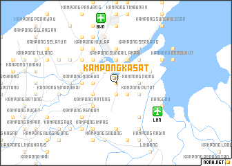 map of Kampong Kasat