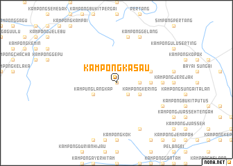 map of Kampong Kasau