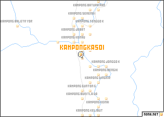 map of Kampong Kasoi