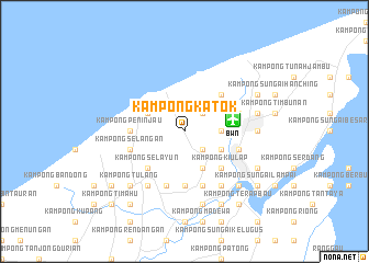 map of Kampong Katok