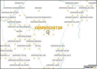 map of Kampong Katup