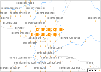 map of Kampong Kawah