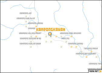 map of Kampong Kawah