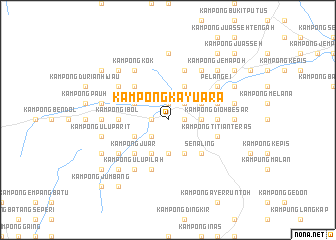 map of Kampong Kayu Ara