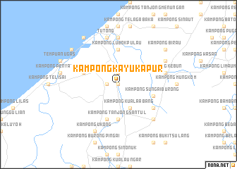 map of Kampong Kayu Kapur