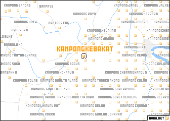 map of Kampong Kebakat