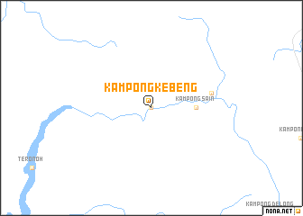 map of Kampong Kebeng