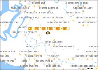 map of Kampong Kebun Baharu