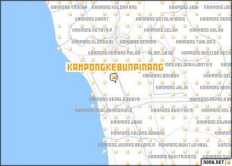 map of Kampong Kebun Pinang