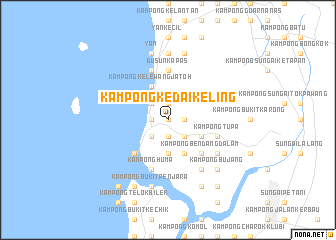 map of Kampong Kedai Keling