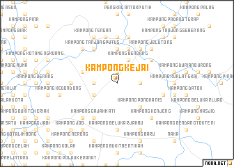map of Kampong Kejai