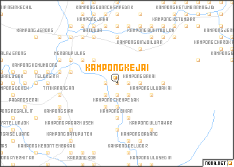 map of Kampong Kejai