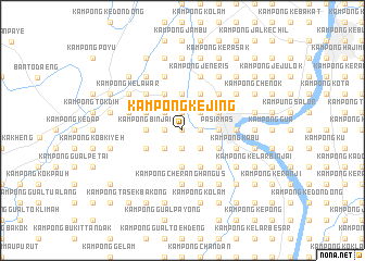 map of Kampong Kejing