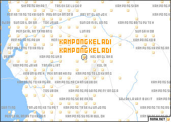 map of Kampong Keladi