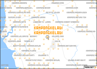 map of Kampong Keladi