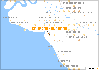 map of Kampong Kelanang