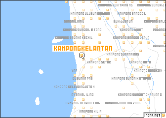 map of Kampong Kelantan