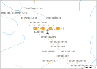 map of Kampong Kelawai