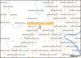 map of Kampong Kelawar