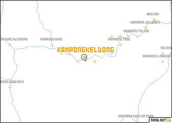 map of Kampong Keldong