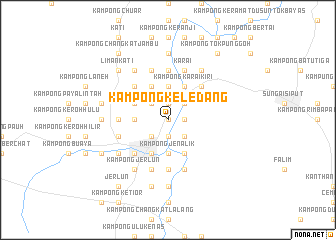 map of Kampong Keledang