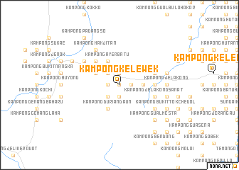 map of Kampong Kelewek