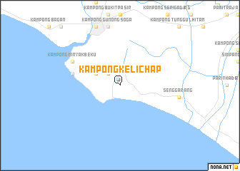 map of Kampong Kelichap