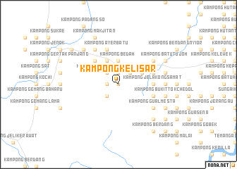 map of Kampong Kelisar