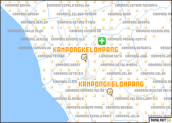 map of Kampong Kelompang