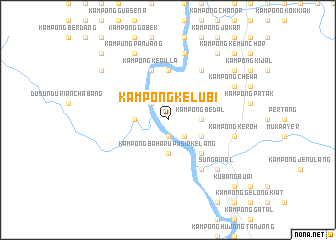 map of Kampong Kelubi